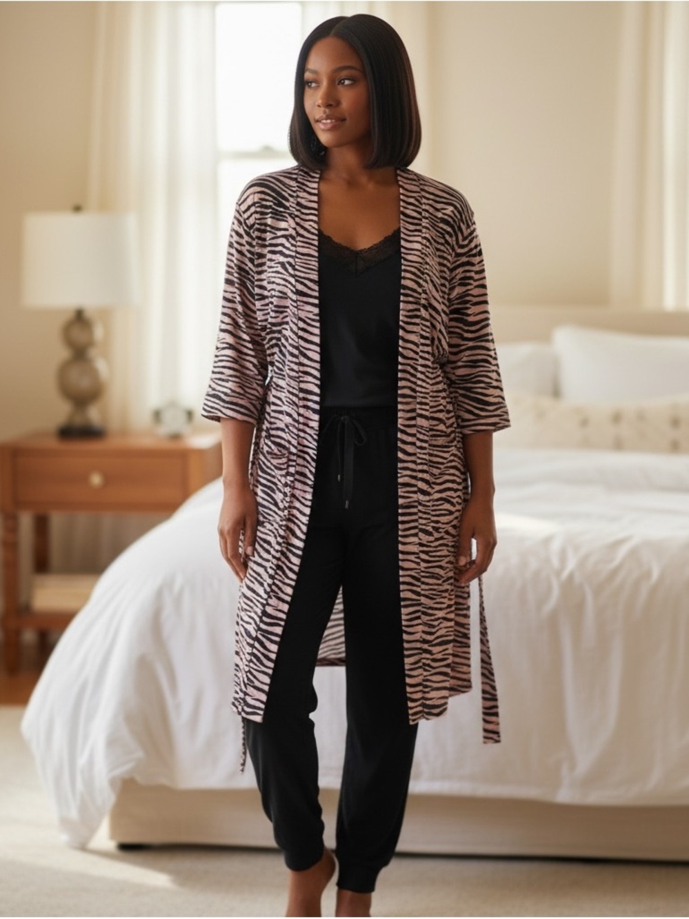 3 piece super soft travel pajama set